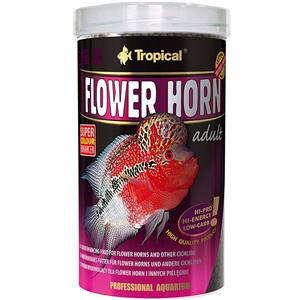 غذای ماهی تروپیکال مدل Flower Horn Adult Pellet وزن 190 گرم Tropical Flower Horn Adult Pellet Fish Food 190g