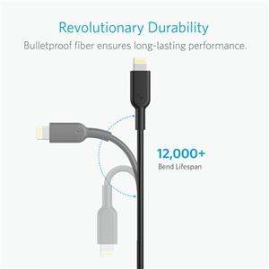 کابل تبدیل USB به لایتنینگ انکر مدل A8433 طول 1.8 متر Anker A8433 USB To Lightning Cable 1.8m