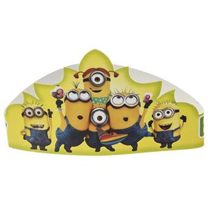 تاج تولد مدل Minions بسته 6 عددی Birthday Crown Pack Of 