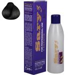 کیت رنگ مو ساری 3 سری Natural مدل Black شماره N1-1.0