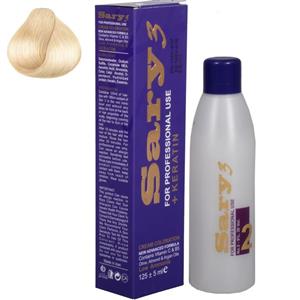 کیت رنگ مو ساری 3 سری Natural مدل Ultra Blonde شماره N10-11.0 Sary 3 Natural Ultra Blonde Hair Color Kit No N10-11.0