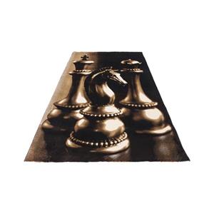 فرش ماشینی دنیای طرح مهره های شطرنج 