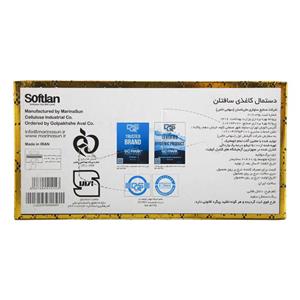 دستمال کاغذی دانتل طلایی دو لایه 150 برگ سافتلن Softlan Gold Dantel Paper Tissues 