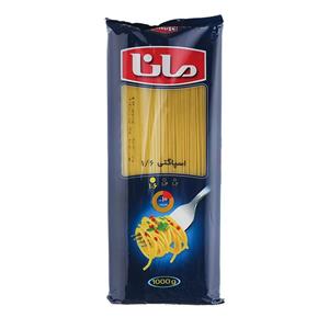 اسپاگتی 1.6 - 1000 گرمی مانا