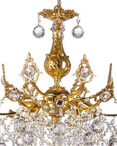 لوستر چشمه نور 9  شعله کد 2644/6 Cheshmeh Noor  2644/6 Nine Flames Chandelier