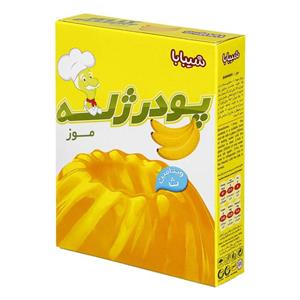 پودر ژله موز ویتامین ث 100 گرمی شیبابا Shibaba Banana Jelly Powder 100gr 