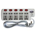 چندراهی برق و محافظ ایکس پی مدل 10PORT