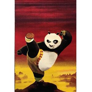 فرش ماشینی توس مشهد طرح پاندا کنگفوکار کد34102 Panda-Kung-Fu-34102