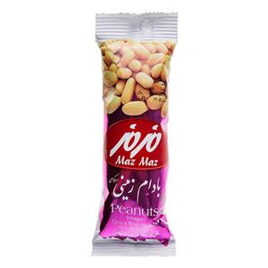 بادام زمینی سرکه‌ای 40 گرمی مزمز Maz Maz Vinegar Peanuts 40gr