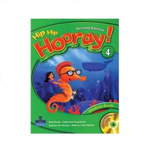 Hip Hip Hooray 4+SB+WB+DVD تحریر رحلی انتشارات سپاهان Hip Hip Hooray 4 Second Edition