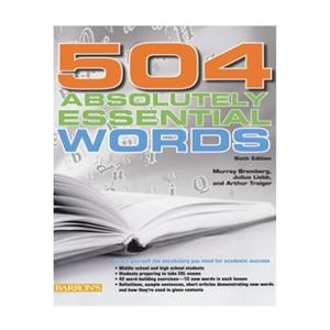 کتاب 504 Absolutely Essential Words اثر جمعی از نویسندگان انتشارات Barrons