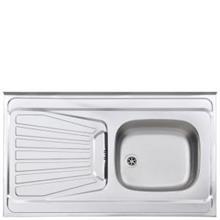 سینک  روکار استیل البرز  165 (سایز 100*60) Steel Alborz Single Bowl Sink 165-100*60