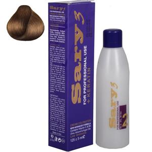 کیت رنگ مو ساری 3 سری Golden مدل Golden Brown شماره G4-5.3 Sary 3 Golden Golden Brown Hair Color Kit No. G4-5.3