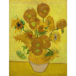 تابلو شاسی گالری هنری پیکاسو طرح گل های آفتاب گردان سایز 20 × 30 سانتی متر Picasso Art Gallery Sunflowers Chassis Size 20 x 30 Cm