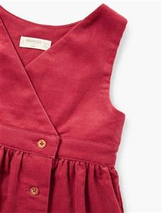 پیراهن نخی بدون استین نوزادی دخترانه Baby Girls Cotton Sleeveless Dress 