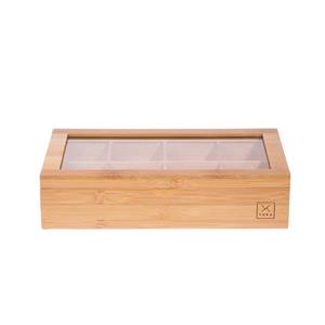 جعبه چای کیسه ای بامبو یوکا مدل BT-130 Bamboo Yuka BT-130 Tea Bags Box