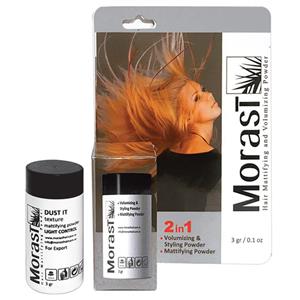 پودر مات کننده و پوش‌دهنده مورست حجم 3 گرم Morast Mattifying Hair Powder 3g