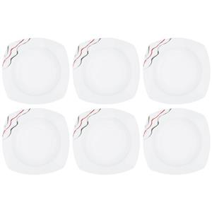  بشقاب خورش خوری بنیکو مدل BE12419 - بسته 6 عددی Benico BE12419 Plate - Pack Of 6