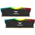 Team Group T-Force Delta RGB DDR4 2666MHz CL15 Dual Channel Desktop RAM - 16GB