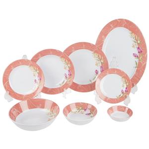 سرویس غذاخوری 41 پارچه یزدگل کد 01-41 طرح غنچه Yazdgol 41-01 Bud Dinnerware Set 41 Pieces