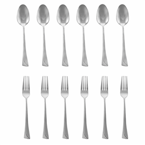 ست قاشق و چنگال 12پارچه استیل 18/10 فونیکس SF_6000L Spoon and fork 12PCS Stainless Steel 3mm