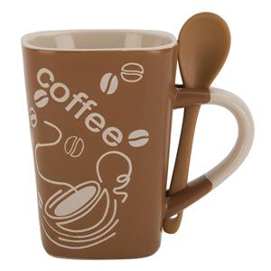 لیوان قاشق دار راشا مدل Coffee 1 Rasha Coffee 1 Mug With Spoon