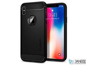 کاور اسپیگن مدل Rugged Armor مناسب برای گوشی موبایل آیفون X Spigen Rugged Armor Cover For iPhone X