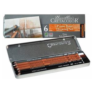 ست طراحی پریمو بیسیک کرتاکالر مدل 4006 Cretacolor 4006 Primo Basic Drawing Set