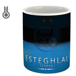 ماگ حرارتی زیزیپ مدل باشگاه استقلال 922M ZeeZip Esteghlal F.C. 922M Heat Sensitive Mug