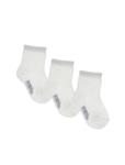 جوراب ساده نوزادی دخترانه بسته 3 عددی Baby Girls Plain Socks Pack of 3