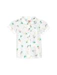 شومیز نخی آستین کوتاه نوزادی دخترانه Baby Girl Cotton Short Sleeve Shirt