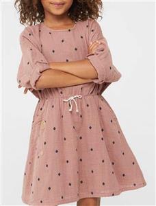 پیراهن نخی روزمره دخترانه Girls Cotton Casual  Dress 