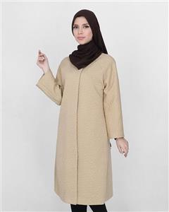 مانتو نخی بلند زنانه مدل غزال Women Cotton Long Manteau Ghazal 