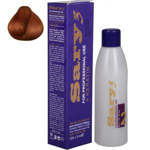 کیت رنگ مو ساری 3 سری Copper مدل Dark Copper Blonde شماره K5-6.4 Sary 3 Copper Dark Copper Blonde Hair Color Kit No. K5-6.4