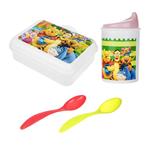 Blue Baby Pooh M00 Baby Feeding Set 4 Pcs