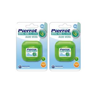 نخ دندان پیرروت مدل Aloe بسته 2 عددی Pierrot Aloe Vera Dental Floss Pack of 2