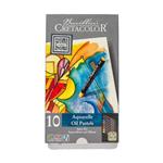 Cretacolor 45010 10 Color Aquarelle Oil Pastels