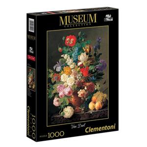 پازل 1000 تکه کلمنتونی مدل Bowl Of Flowers Clementoni Fowlers Puzzle Pcs 