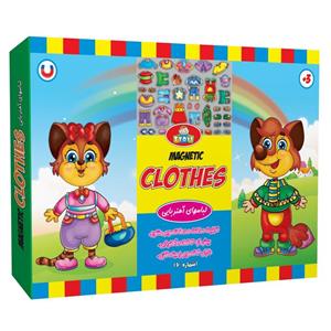 بازی فکری تی تویز مدل Magnetic Cloths 2 T Toys Magnetic Cloths2 Intellectual Game