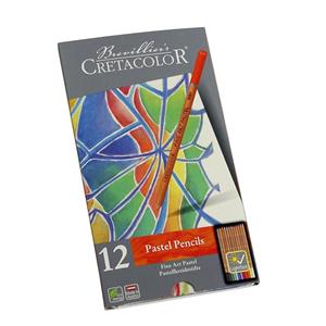 مداد پاستل 12 رنگ کرتاکالر مدل 47012 Cretacolor 47012 12 Colored Pastel Pencils
