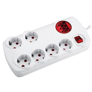 چند راهی برق و محافظ دیجیتال آفرالکترونیک مدل OR306 Affer Electronic OR306 Power Strip With Digital Surge Protector