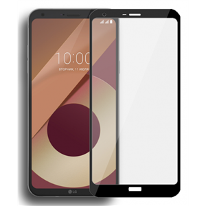 محافظ صفحه نمایش شیشه ای تمپرد مدل Full Cover مناسب برای گوشی موبایل ال جی Q6 Tempered Full Cover Glass Screen Protector For LG Q6