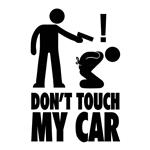 استیکر خودرو ونسونی طرح Dont Touch My Car