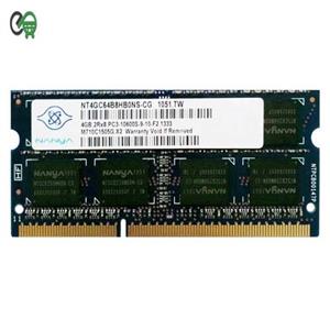 رم لپ تاپ Nanya 4gb Pc3 10600s NANYA 4GB PC3-10600S SoDimm Notebook RAM Memory Module NT4GC64B8HG0NS-CG