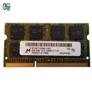 سامسونگ 8GB PC3L-12800S SoDimm Notebook RAM Micron 8GB PC3L-12800S SoDimm Notebook RAM                               Memory Module MT16KTF1G64HZ-1G6E1