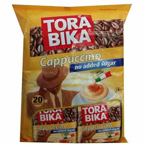 کاپوچینو رژیمی بدون شکر تورابیکا Torabika بسته 20 عددی