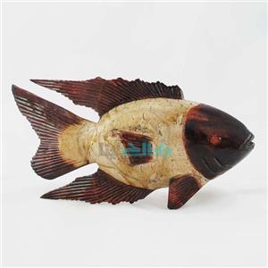 مجسمه ماهی آروانا تمام چوب دست ساز تایلندی سایز 30cm
