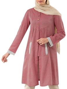 مانتو بلند زنانه مدل روبینا Women Long Manteau Rubina 