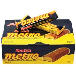 شکلات مترو metro بسته 24 عددی