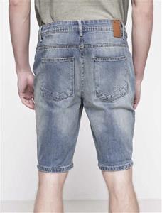 شلوارک جین راسته مردانه Men Denim Straight Shorts 